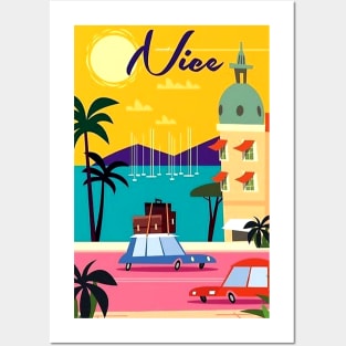 Vintage Travel Poster - Nice Posters and Art